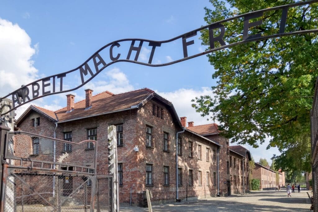Auschwitz concentration camp in Oswiecim Poland