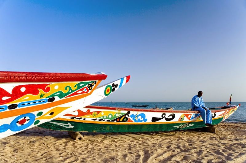 Bou el Mogdad Magnifiques embarcations colorées et typiques