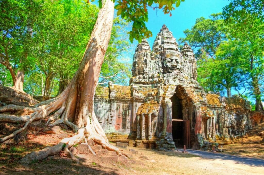 Cambodja Angkor gates