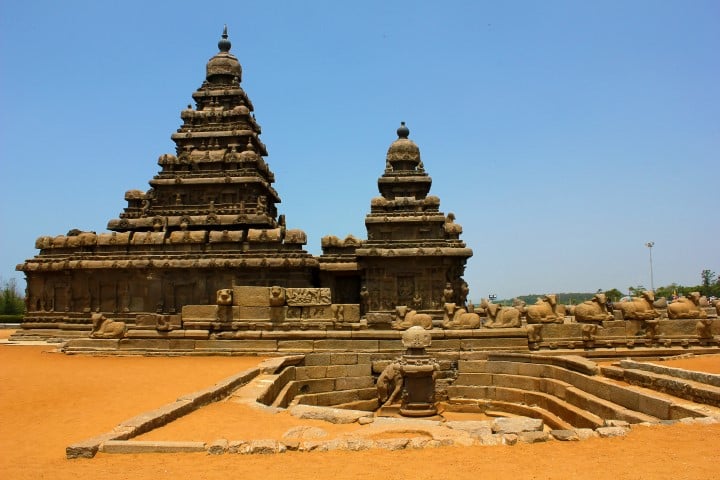 Le temple Mamallapuram, magnifique