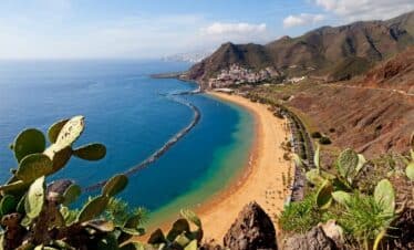 Magnifique plage de Las Teresitas Beach, Tenerife