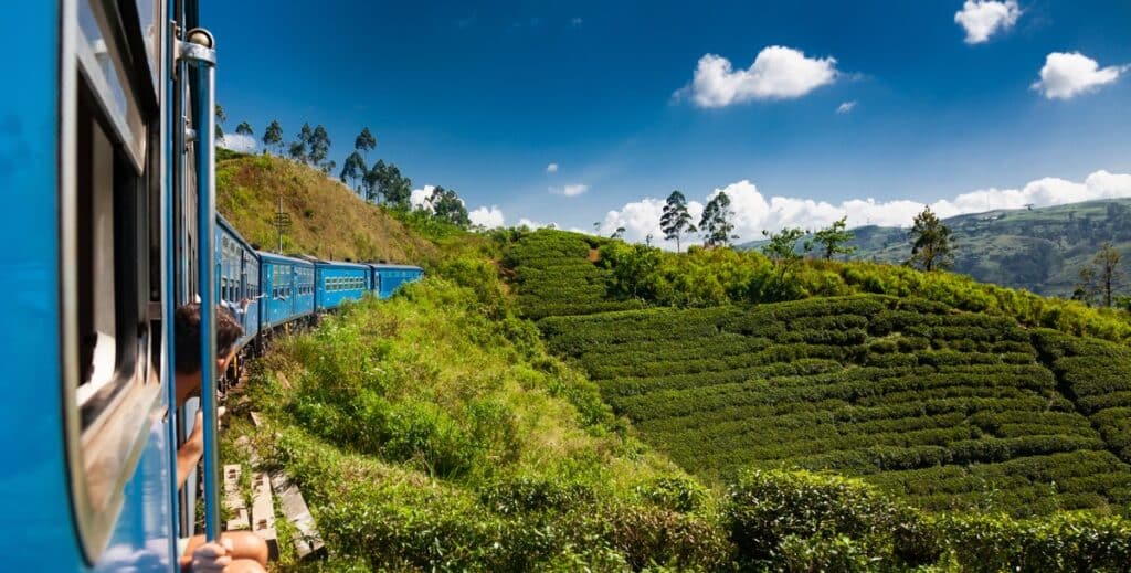 Sri Lanka trein vanuit Kandy