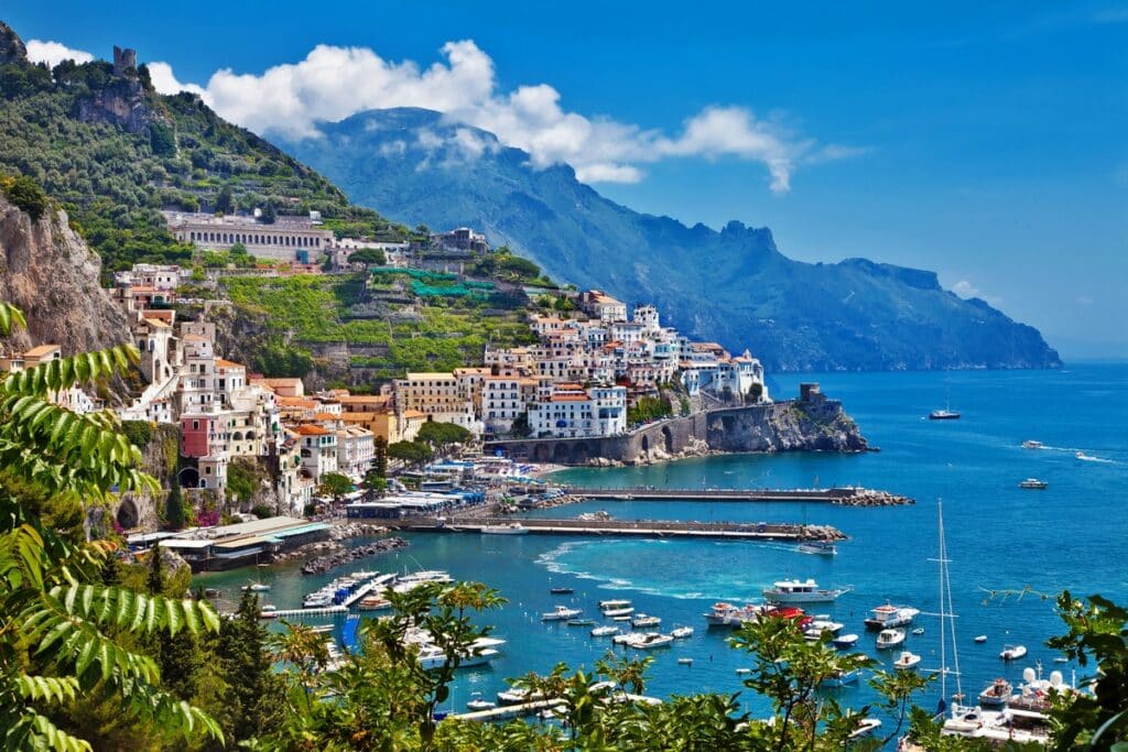 Travel,In,Italy,Series,-,View,Of,Beautiful,Amalfi