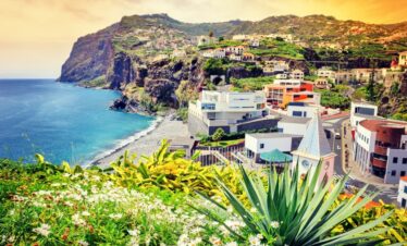 Magnifique vue une des plages de Madère
